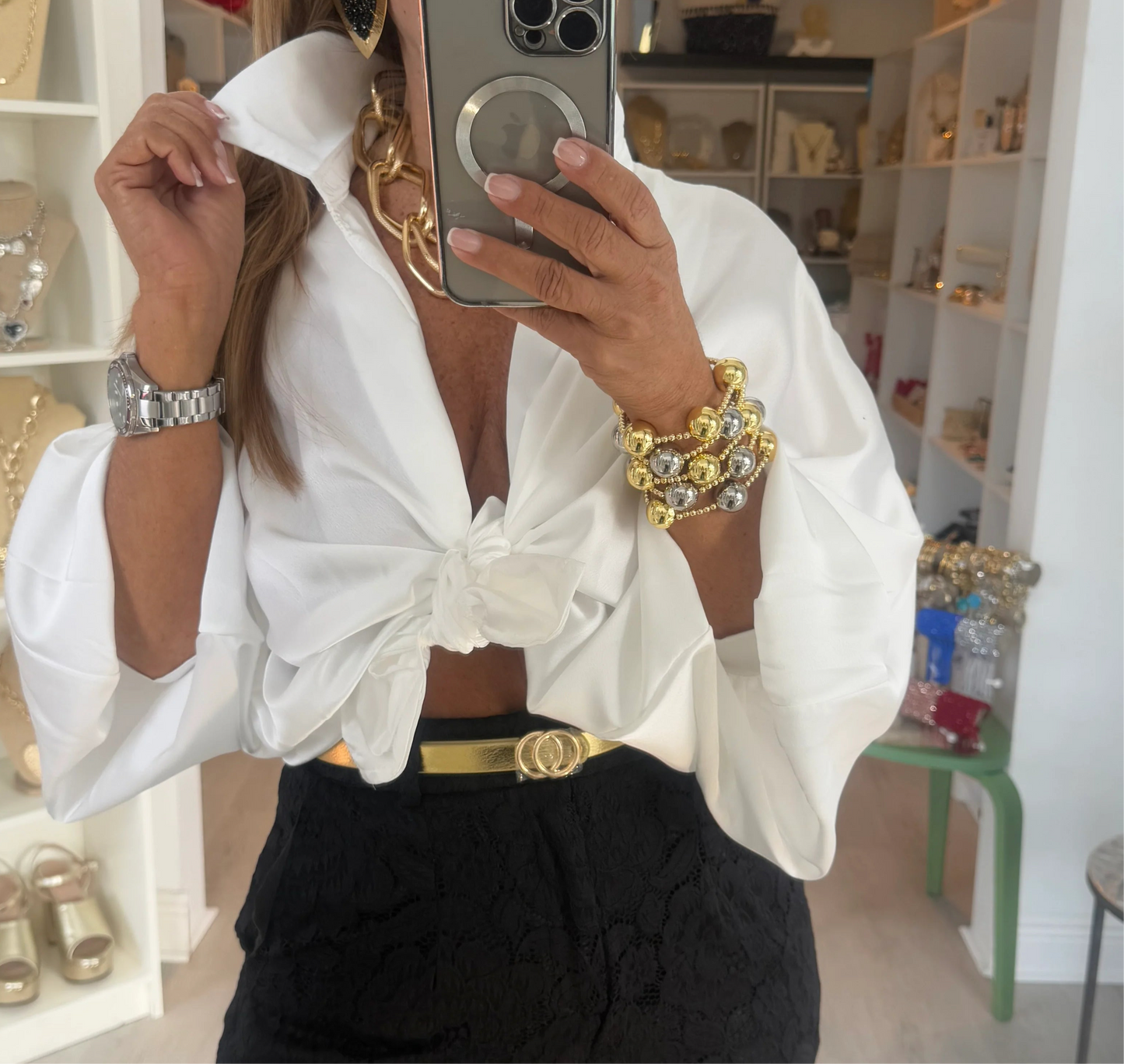 Blouse satin