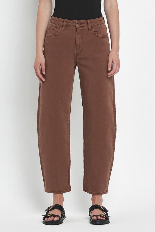 BARREL JEANS MOCHA