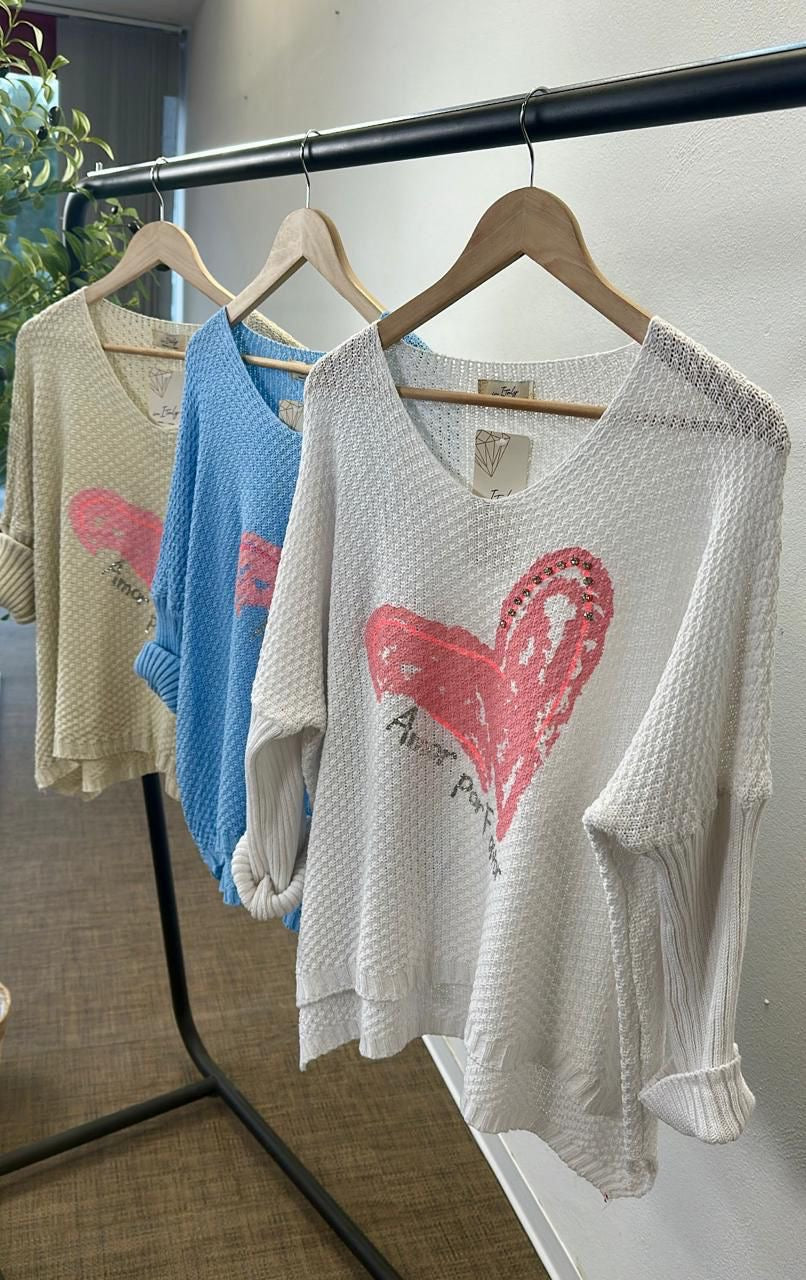 HEART SWEATER