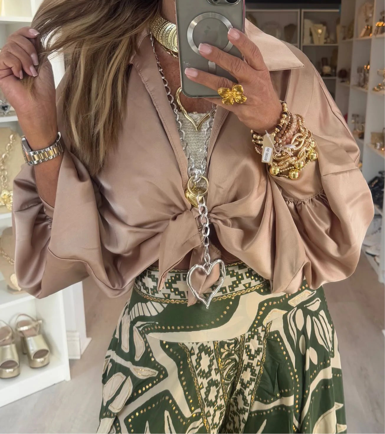Blouse satin
