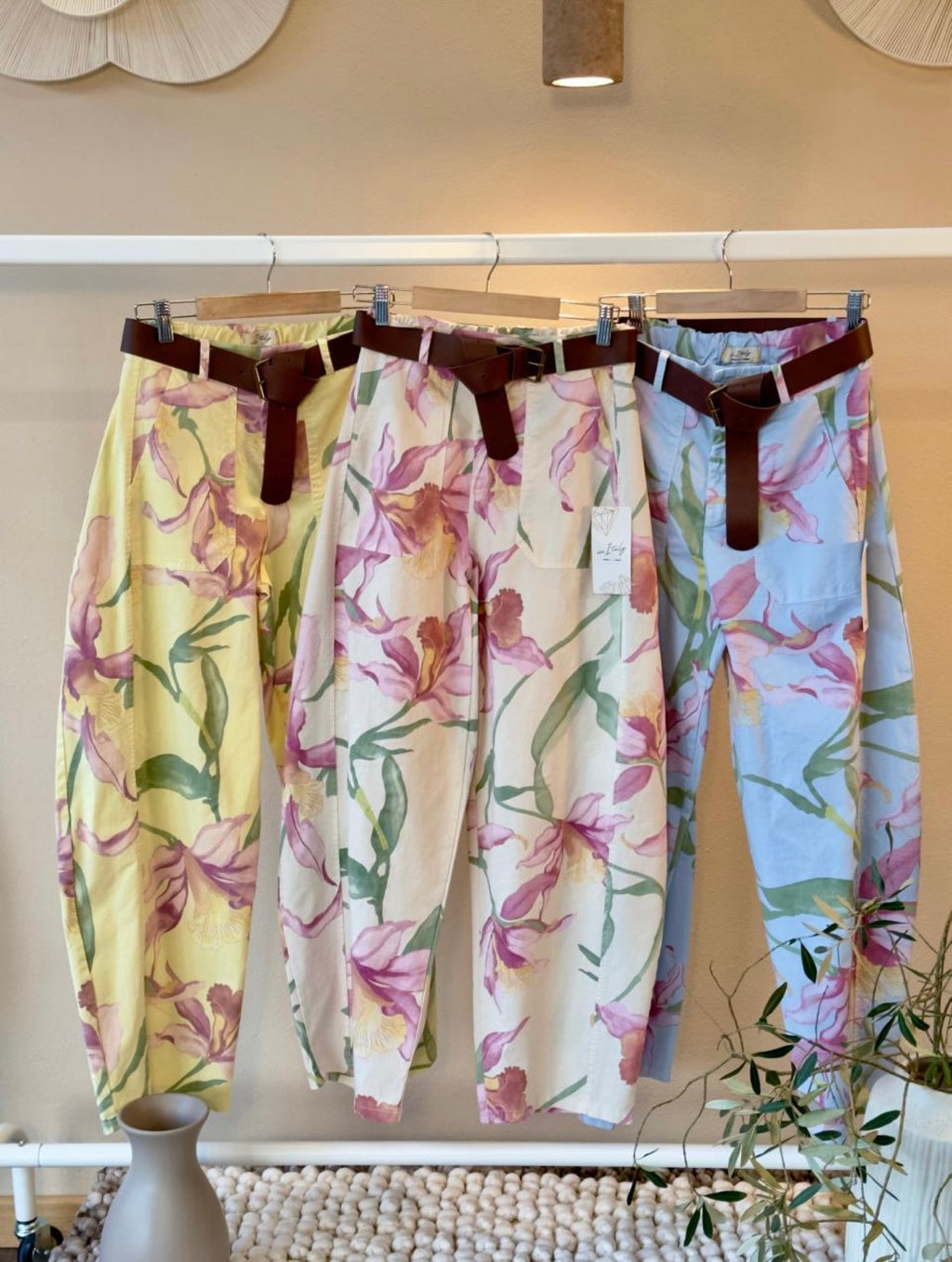 Golden Garden Floral Pants