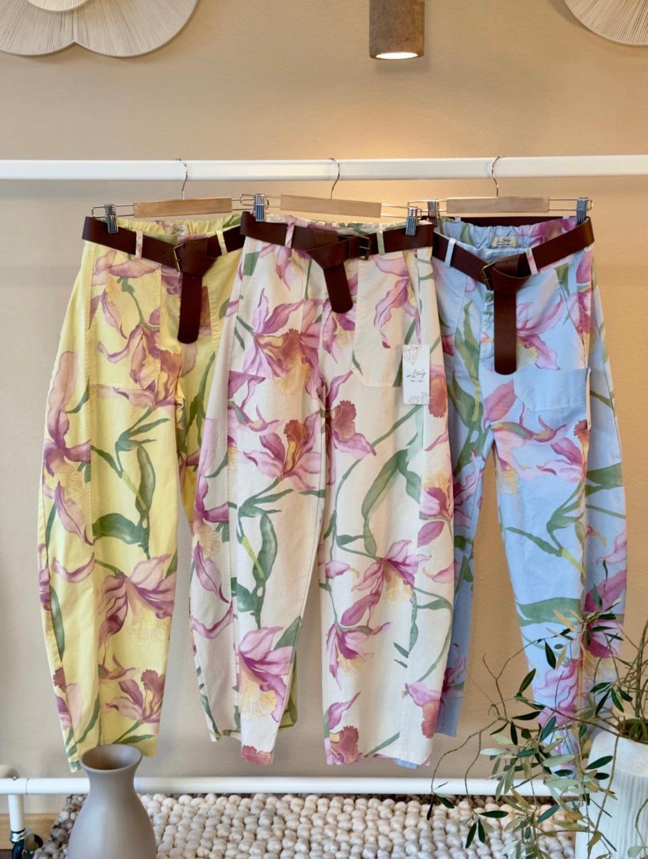 Golden Garden Floral Pants