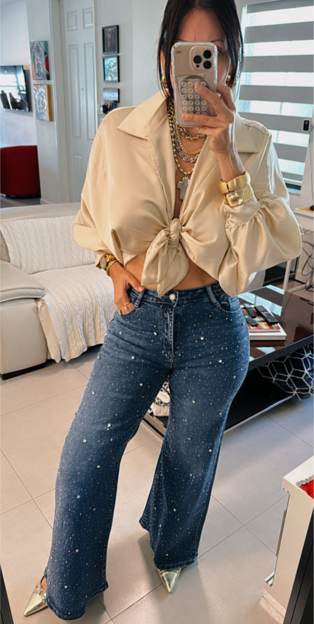 STAR DENIM JEAN PANTS