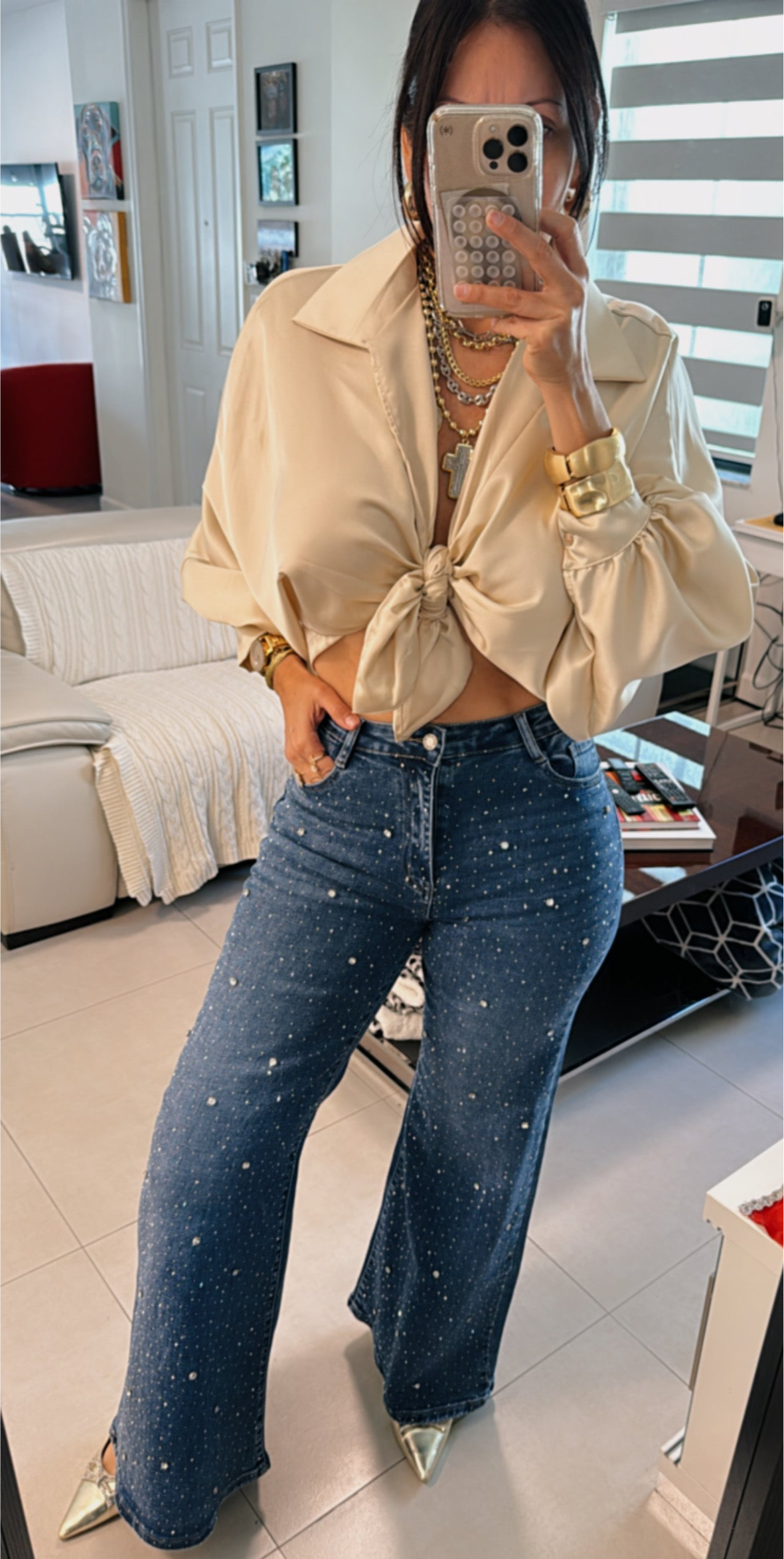 STAR DENIM JEAN PANTS