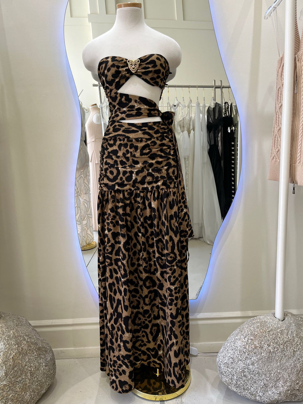 Leopard maxi dress