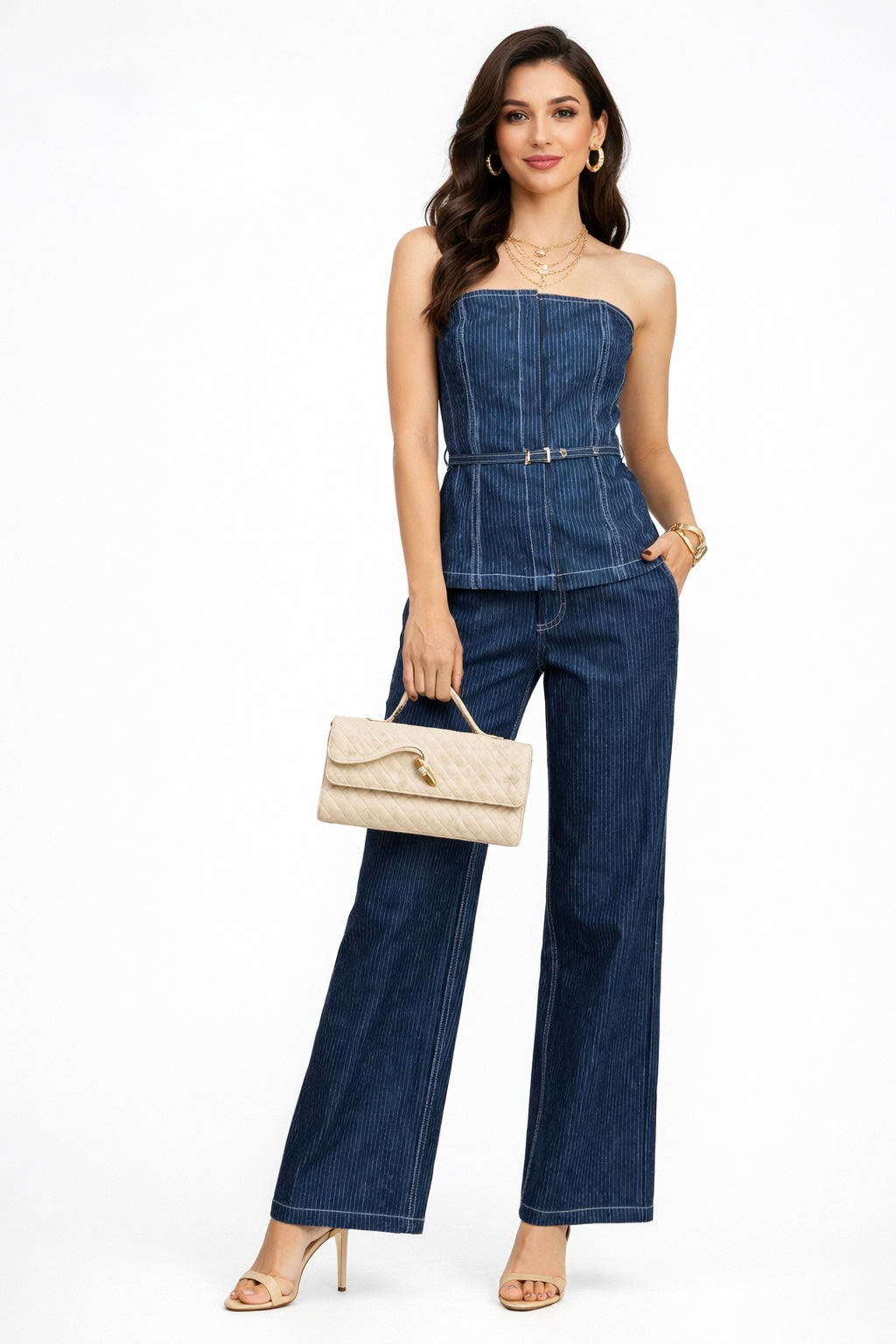 YOLY DENIM SET