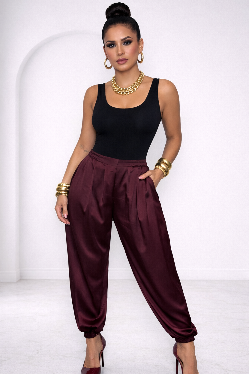 ALADIN SATIN PANTS